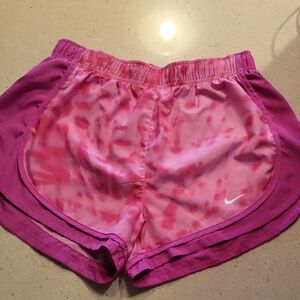 Nike Women's Purple and Pink Athletic Shorts